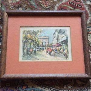 Marius Girard l’arc de triumph les champs elysee